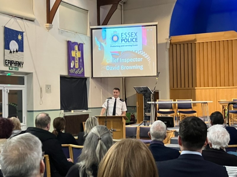 Chief Inspector David Browning, Essex Police: Project Southchurch  Community Meeting March&nbsp;2025