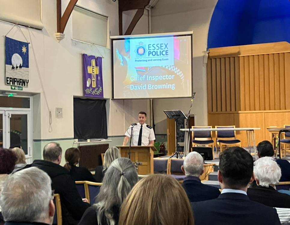 Chief Inspector David Browning, Essex Police: Project Southchurch Community Meeting March 2025
